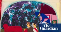 And this one shows the police evicting me: the fabulous fabric visions of Elizabeth Allen