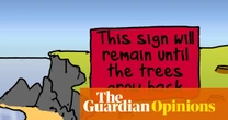 Nobody hates trees more than coastally adjacent narcissists. Here’s how we should deal with them | First Dog on the Moon