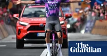Giro d’Italia: Luke Plapp powers to stage eight win while Diego Ulissi moves into pink