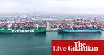 China’s economic growth hits one-year low as house prices fall again – business live