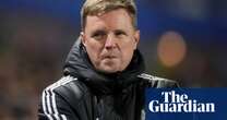 Eddie Howe crushes emotion as he seeks to end Newcastle’s 70-year drought