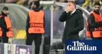 Brendan Rodgers says Celtic's drubbing by Dortmund was 'a tough watch' – video