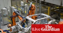 UK economy shrank in September as JLR hack hammers production output – business live