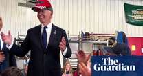 Biden jokes as he puts on Republican’s Trump 2024 cap: ‘I need that hat’