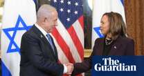 Israeli right wing hits out at Kamala Harris as Netanyahu visit polarises opinion