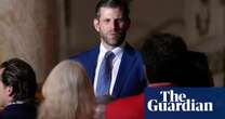 Eric Trump says $454m fine imposed on his father ‘doesn’t exist in this country’