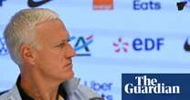 Butterfly interrupts Didier Deschamps' press conference – video