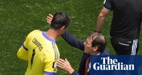 Rudi Garcia faces Belgian backlash for taking Courtois off in World Cup loss to Spain