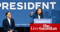 Kamala Harris’s pool of potential VP picks narrows as two contenders bow out – live