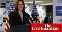 Kamala Harris says she is looking forward to accepting Democratic nomination as she secures support of enough delegates – live