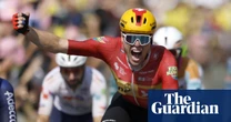 Wærenskjold wins fastest ever Tour de France stage in frenzied sprint to Nevers