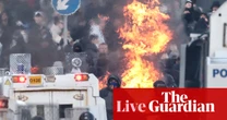 Northern Ireland secretary condemns Belfast riots as ‘racist thuggery’ after 12 police officers injured – UK politics live