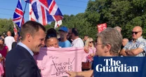 Labour condemns Robert Jenrick’s visit to rally attended by far-right activist