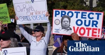‘My vote is my voice’: protesters fight for democracy as Trump casts shadow