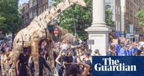Stampede in Soho: puppet animals on an epic trek bring wonder and warning to London streets