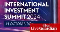 Big City firms say ‘it’s time to invest in Britain’ as UK holds international investment summit – business live