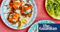 Rukmini Iyer’s quick and easy recipe for smoked trout and crisp potato cakes with capers, caraway and dill | Quick and easy