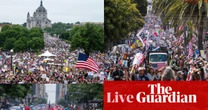 ‘No Kings’ protest live updates: millions expected to gather across the US for anti-Trump protests