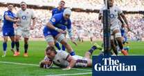 Seven-try England maintain Six Nations title hopes with emphatic win over Italy