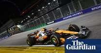 Lando Norris eases to Singapore F1 GP win despite twice hitting wall