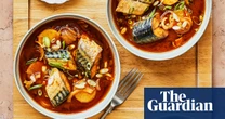 Korean-style boiled fish stew with an asparagus salad – recipes