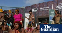 Indigenous protesters block entrance to Cop30 summit venue – video