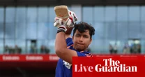 England v India: second men’s T20 cricket international – live