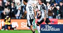 Heracles' Engels scores incredible goal from halfway line against Ajax – video