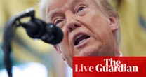 Donald Trump teases ‘major’ trade deal with ‘highly respected’ country expected to be UK – US politics live