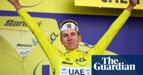 Tour de France 2025: Evenepoel wins time trial as Pogacar powers into yellow