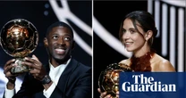 Ousmane Dembélé and Aitana ­Bonmatí land Ballon d’Or awards as England duo honoured