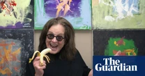 Ozzy Osbourne collaborates with chimpanzees on abstract expressionist paintings