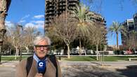 De Haro, cerca del edificio quemado en Valencia: 