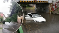 Nawałnica nad Jelenią Górą. W mieście zalane domy i powalone drzewa