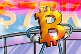 Bitcoin rallies through $77K despite spot BTC ETF outflows topping $2B