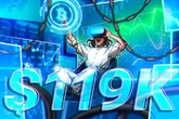  Bitcoin price retargets $119K as treasuries buy 28K BTC in two days 