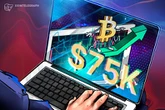 Rocky US economy, private credit stress, war, impact Bitcoin’s odds for $75K rally