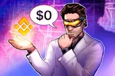 Binance says tokens did not crash to $0, claims 'display' issue responsible