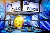  Altcoin rally led by ETH, BNB, AVAX, PENGU likely if Bitcoin range break occurs 