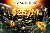 SpaceX moves $257M in Bitcoin, reigniting questions over its crypto play