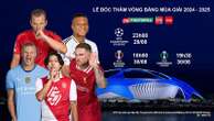 VTVcab trực tiếp lễ bốc thăm các giải Champions League, Europa League và Conference...