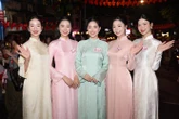 Hà Trúc Linh, Tiểu Vy chia sẻ hậu trường cùng 200 nghệ sĩ đi diễu hành
