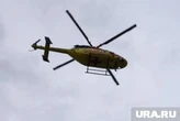 Пострадавшего при ЧП в Брянской области младенца доставляют в больницу санавиацией. Видео