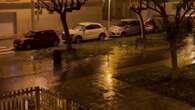 Empieza a llover en Alboraia, uno de los municipios con movilidad restringida