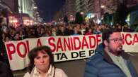 Decenas de miles de personas marchan en Vigo para 