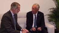 Felipe VI mantiene un encuentro con el presidente de Portugal, Marcelo Rebelo de Sousa