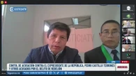 Castillo afirma que leyó "un documento sin consecuencias" al pronunciar el golpe de Estado