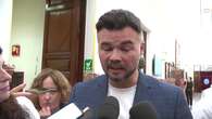 Rufián sobre las candidaturas para liderar ERC: Entre compañeros 