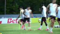 Colombia hace el último entrenamiento antes de la semifinal contra Uruguay