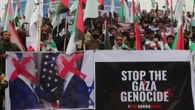 Centenares de afganos muestran su apoyo a Palestina en Kabul